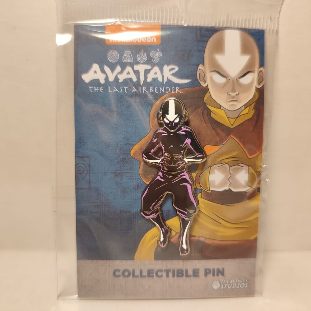 Avatar The Last Airbender Avatar State Aang Enamel Pin Official Collectible